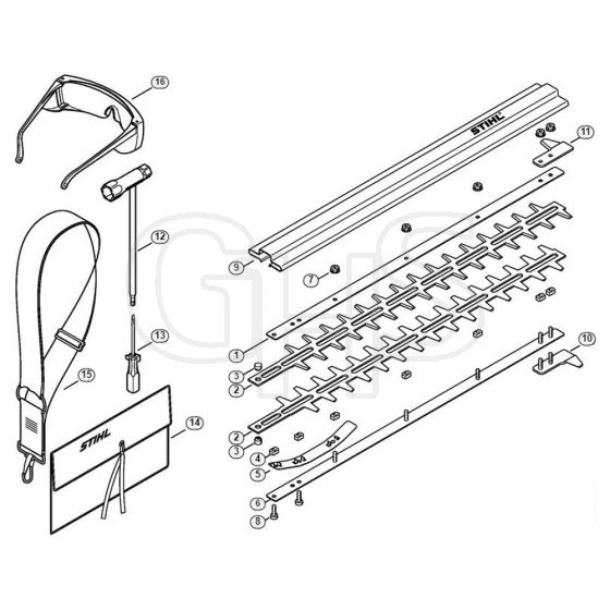 Genuine Stihl HL75 K / X - Blade, Tools