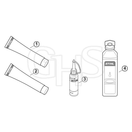 Genuine Stihl HL90 K / P - Miscellaneous lubricants and greases