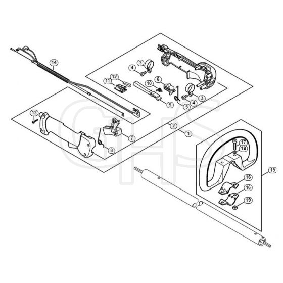 Genuine Stihl HL95 / J - Handle