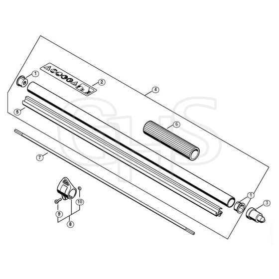 Genuine Stihl HL95 K / K - Drive Tube Assembly HL 95