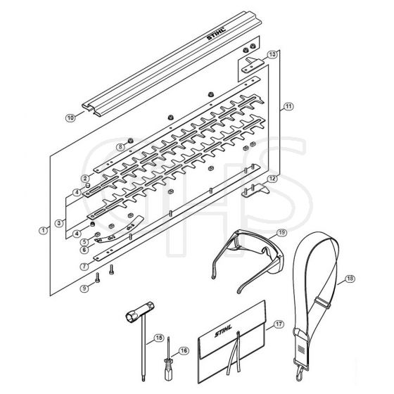 Genuine Stihl HL95 / O - Blade, Tools