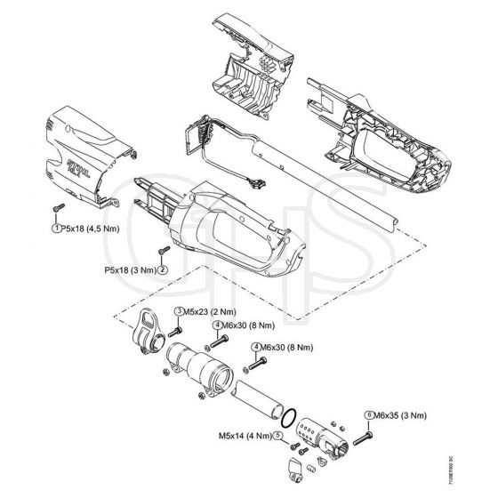 Genuine Stihl HLA85 / K - Tightening Torques