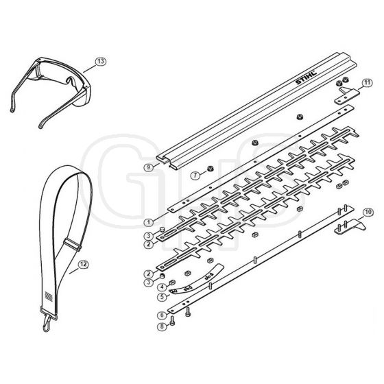 Genuine Stihl HLE71 / E - Blade, Accessories