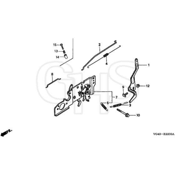 Honda HRG536C - SDT - MZCG 6000001-6299999 Control Diagram