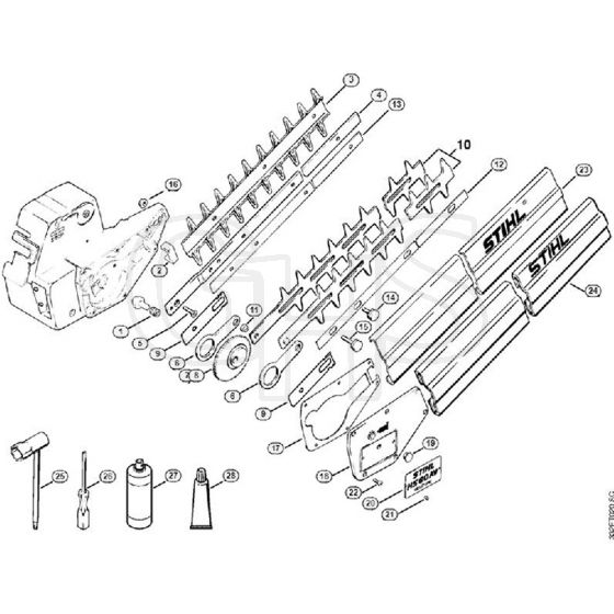 Genuine Stihl HS60 / K - Cutter Bar HS 60, Tools, Special Accessories