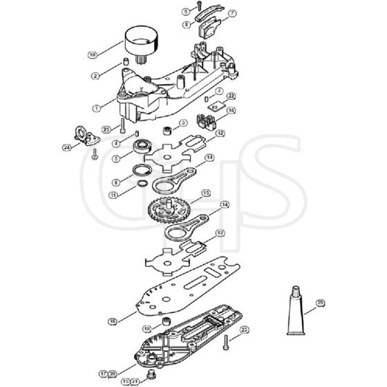 Genuine Stihl HS81 RC-E / M - Gear Head HS 81 R, 86 R