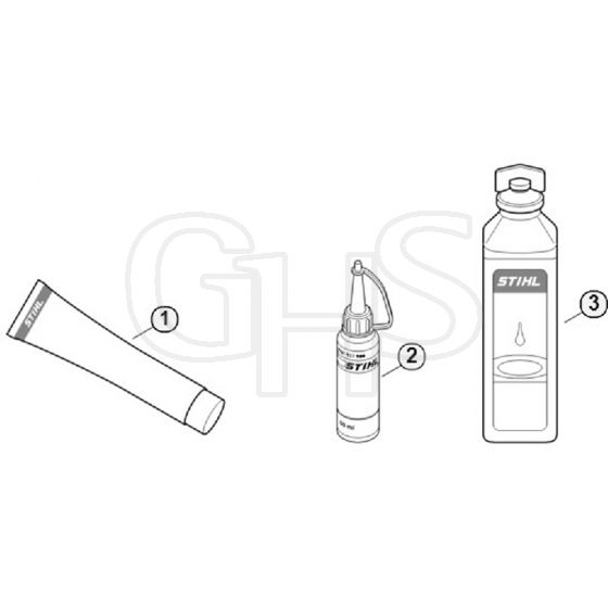 Genuine Stihl HS82 RC-E / Y - Miscellaneous Lubricants and Greases