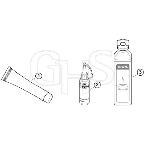 Genuine Stihl HS82 T / Y - Miscellaneous Lubricants and Greases