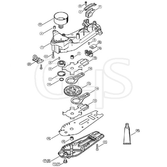 Genuine Stihl HS86 R / M - Gear Head HS 81 R, 86 R