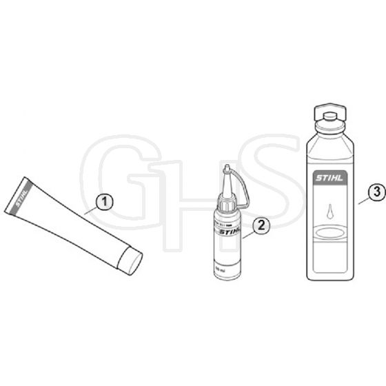 Genuine Stihl HS87 R / W - Miscellaneous Lubricants and Greases