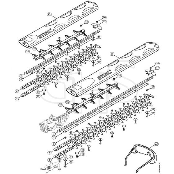 Genuine Stihl HSA86 / D - Cutter Bar