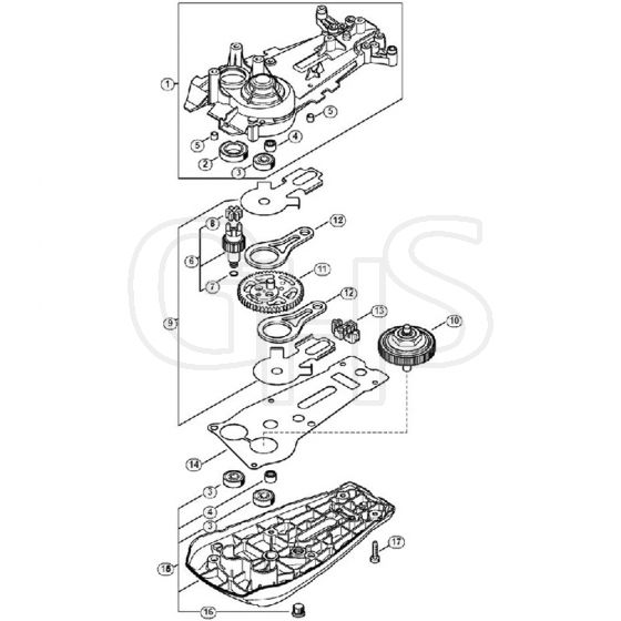 Genuine Stihl HSA94 R / E - Gear Head HSA 94 R