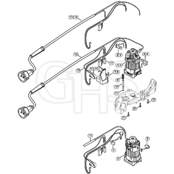 Genuine Stihl HSE60 / B - Electric motor