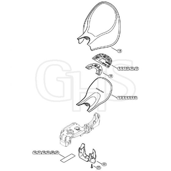 Genuine Stihl HSE61 / B - Hand Guard