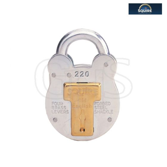 Henry Squire 220 Old English Padlock with Steel Case 38mm - 220