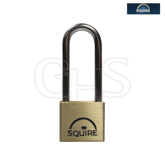 Henry Squire LN4LS Lion Brass Padlock 5-Pin 40mm - 65mm Long Shackle - LN4/2.5