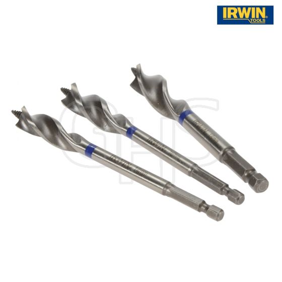 IRWIN Blue Groove Wood Power Bit Set of 3: 14