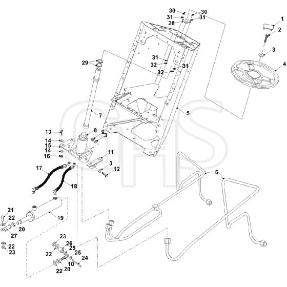 Countax Jcb D2050 - 12 Steering