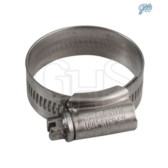 Jubilee 1 Stainless Steel Hose Clip 25 - 35mm (1 - 1.3/8in) - 1SS