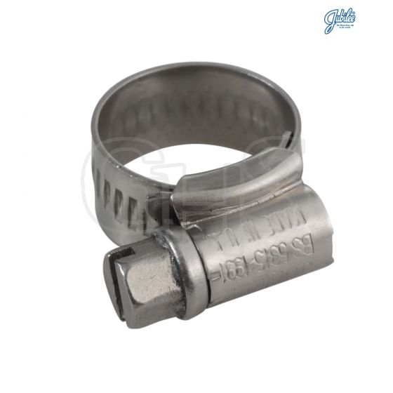 Jubilee MOO Stainless Steel Hose Clip 11 - 16 mm (1/2 - 5/8in) - M00SS