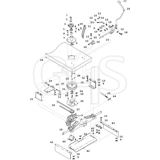 Countax K12.5 K15 - - 19 Hydrogear Transmission