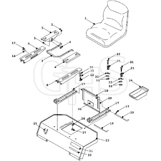 Countax K14 Twin - - 10 Rear Body And Seat He