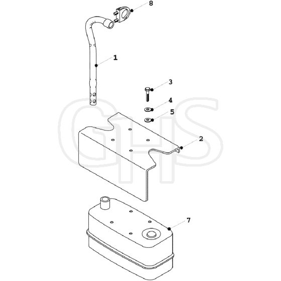 Countax K14 Twin - - 15 15Hp Exhaust