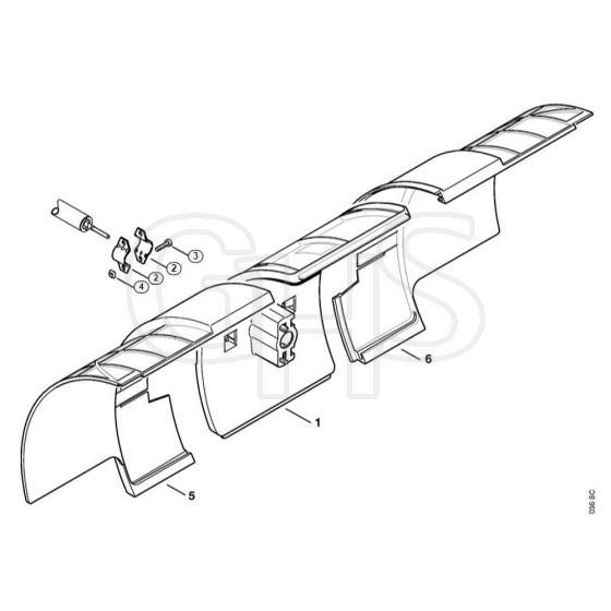 Genuine Stihl KW85 / O - Deflector