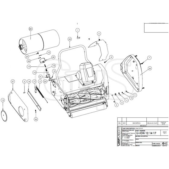 Allett Liberty 43 Main Assembly