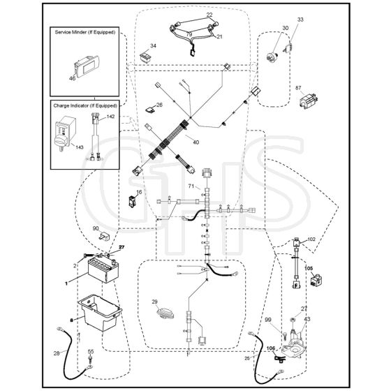 McCulloch M145-97T - 96041037700 - 2014-06 - Electrical Parts Diagram