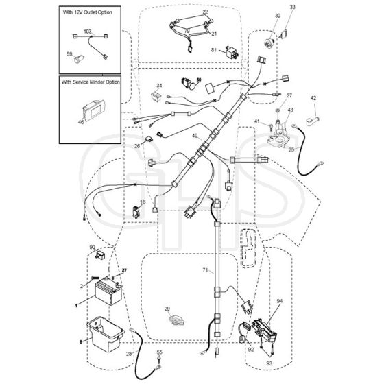 McCulloch M200117H - 96041022202 - 2012-01 - Electrical Parts Diagram