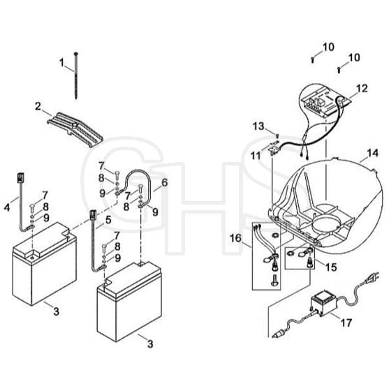 Viking MA450 - Electric Equipment - Parts Diagram