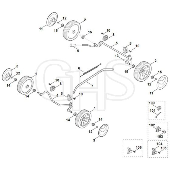 Viking MB248.4 - Chassis - Parts Diagram