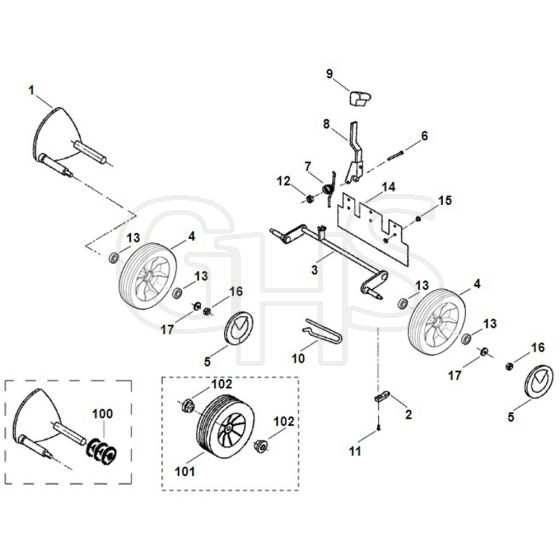 Viking MB3 R - Chassis - Parts Diagram