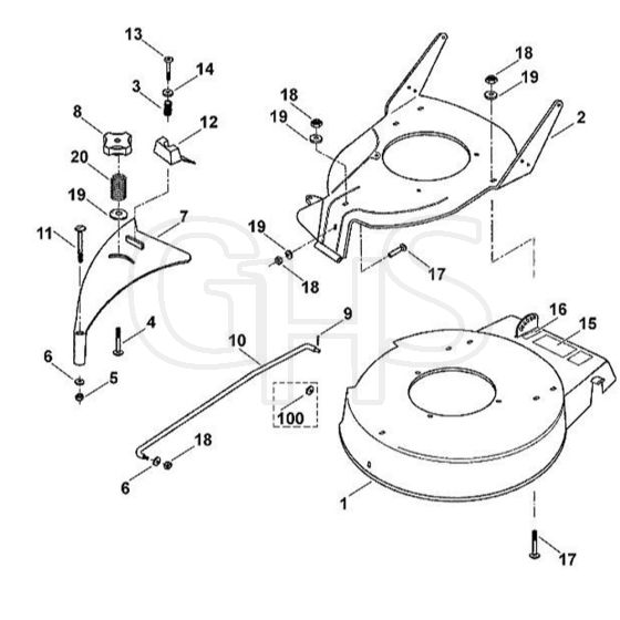 Viking MB3 R - Housing - Parts Diagram