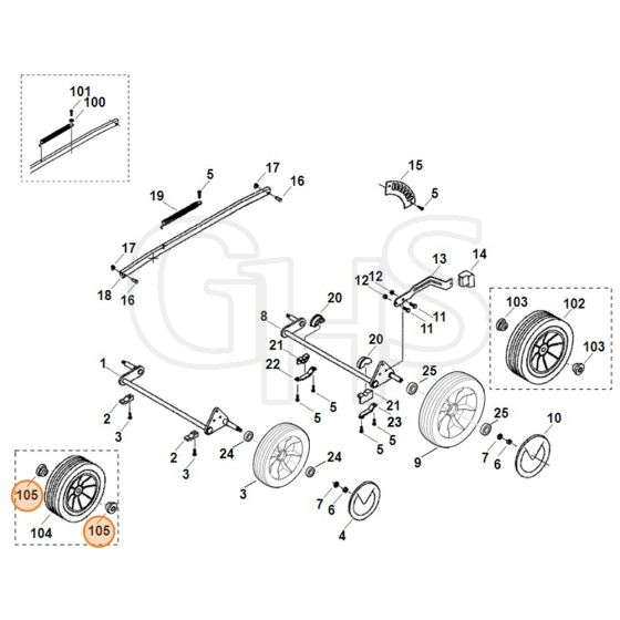 Viking MB450 X - Chassis - Parts Diagram