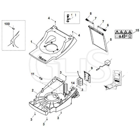 Viking MB455 - Housing - Parts Diagram