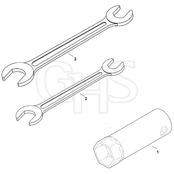 Viking MB6 RH - Tools - Parts Diagram