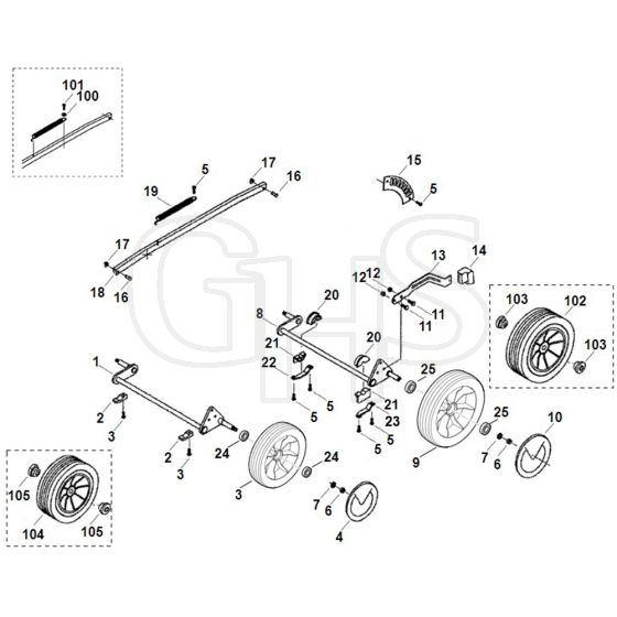 Viking MB 450 - Chassis - Parts Diagram