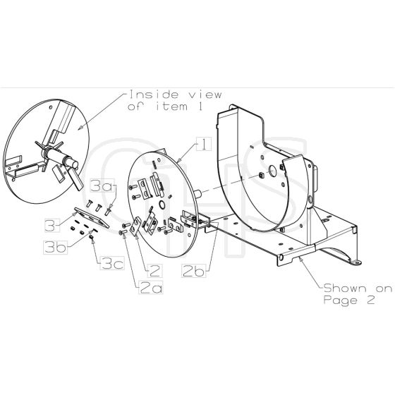 Masport MC900 - 536672 - Jun 2022 - Disc Assembly - Blades