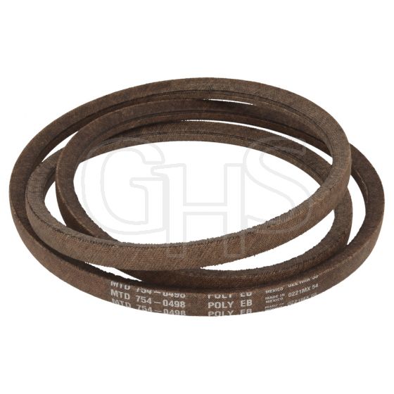 Genuine MTD Cutter Deck Belt (107cm/ 42") - 754-0498