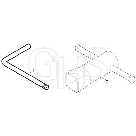 Viking ME400 - Tools - Parts Diagram