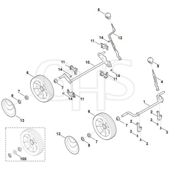 Viking ME443.0 - Chassis - Parts Diagram