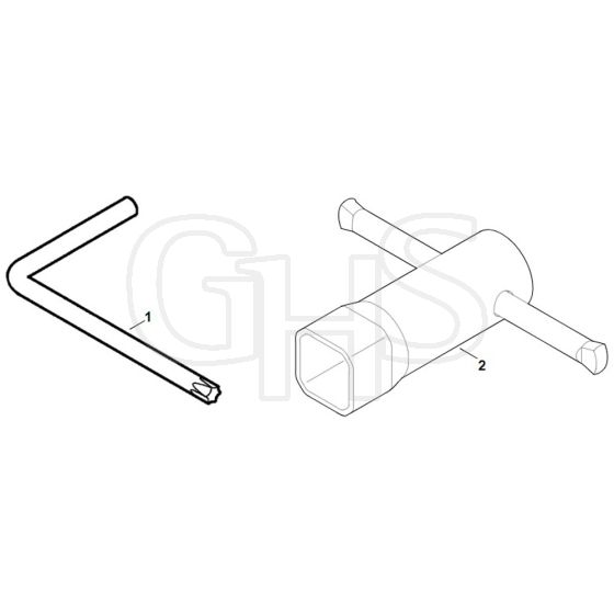 Viking ME443.0 - Tools - Parts Diagram