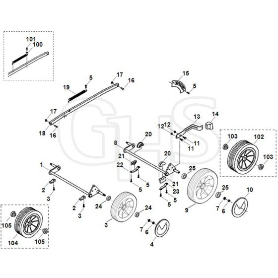 Viking ME450 M - Chassis - Parts Diagram