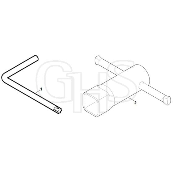 Viking ME450 M - Tools - Parts Diagram