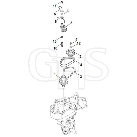 Stihl MH445.1 - Drive - Parts Diagram