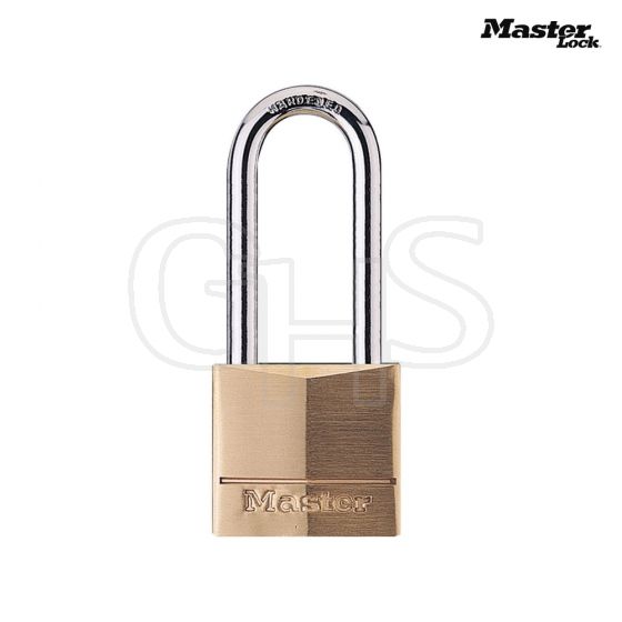 Master Lock Solid Brass 40mm Padlock 4-Pin - 51mm Shackle - 140EURDLH