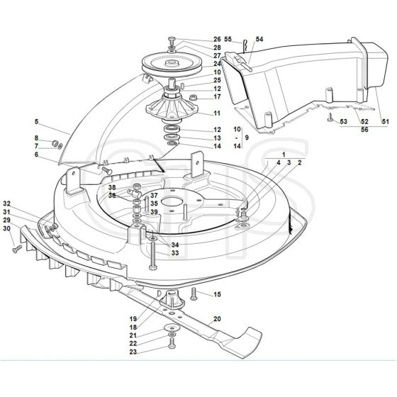 Viking MR345 - Mowing Deck - Parts Diagram