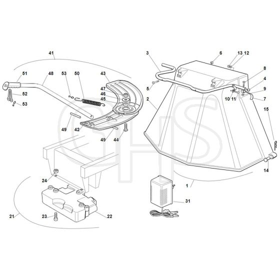 Viking MR385 - Accessories - Parts Diagram